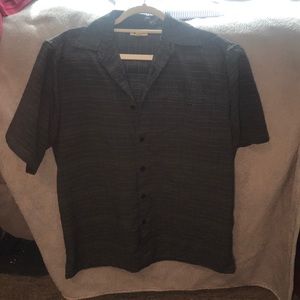 Hagar clothing men’s button down grey